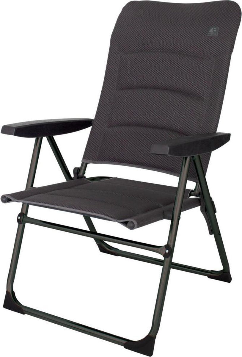 Eurotrail chaise de camping canyon 48 x 42 x 103 cm polyester - anthracite