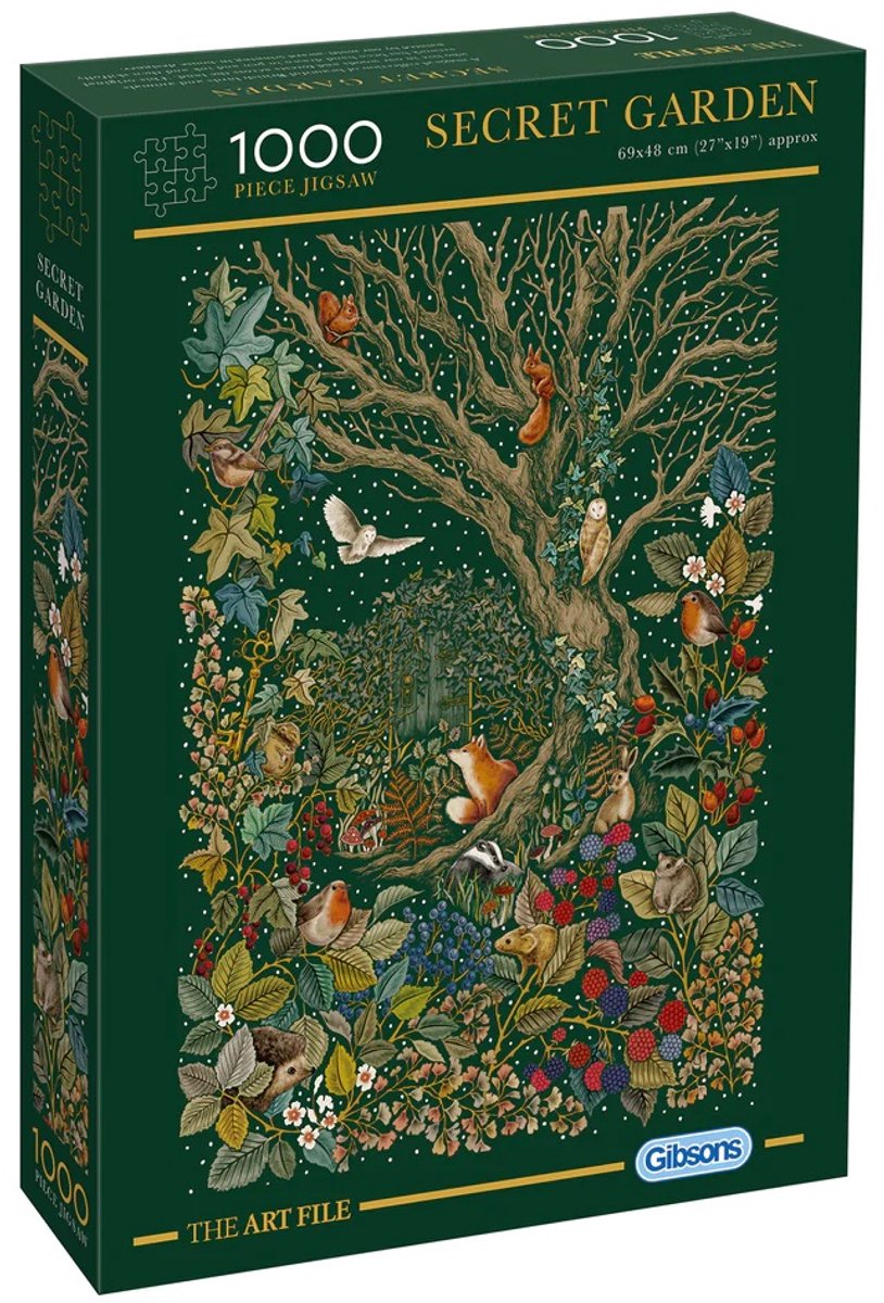 Gibsons - jardin secret (porte le fichier d'art) - 1000 pièces 48×69cm (l×h) - puzzle pour adultes
