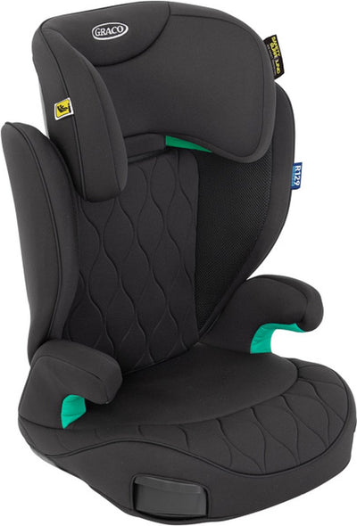 Siège auto Graco affix i-size r129 - minuit - rehausseur isofix avec dossier - de 100 à 150 cm (env. 3,5 à 12 ans)