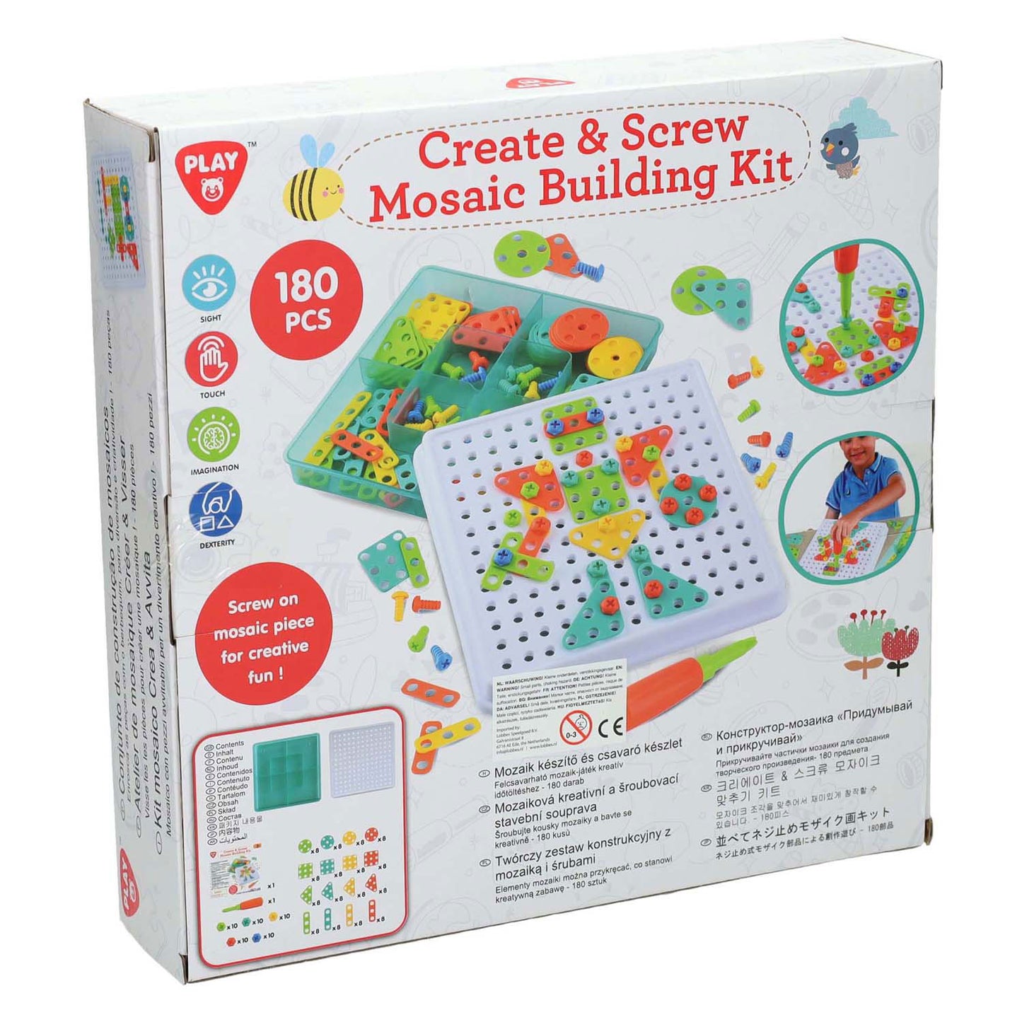 Jouer à la construction du set Mosaic, 180dlg.