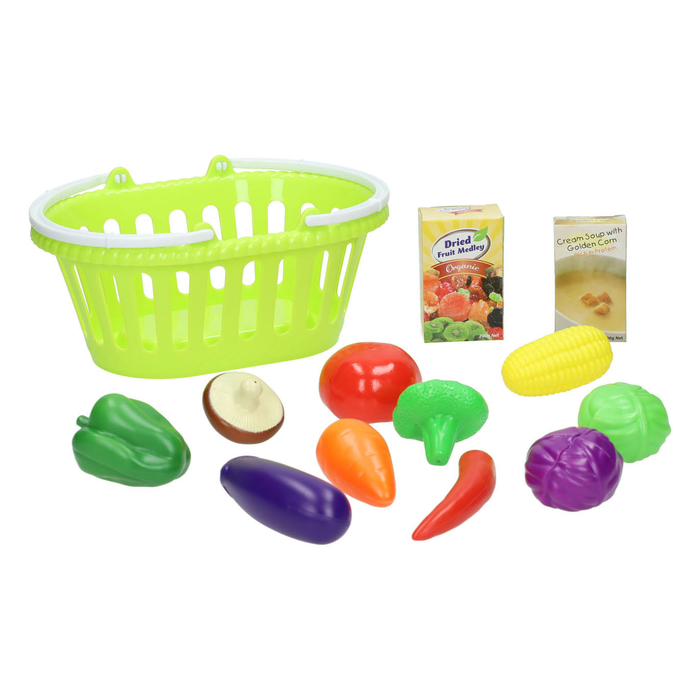 Jouez au panier avec des légumes, 13dlg.