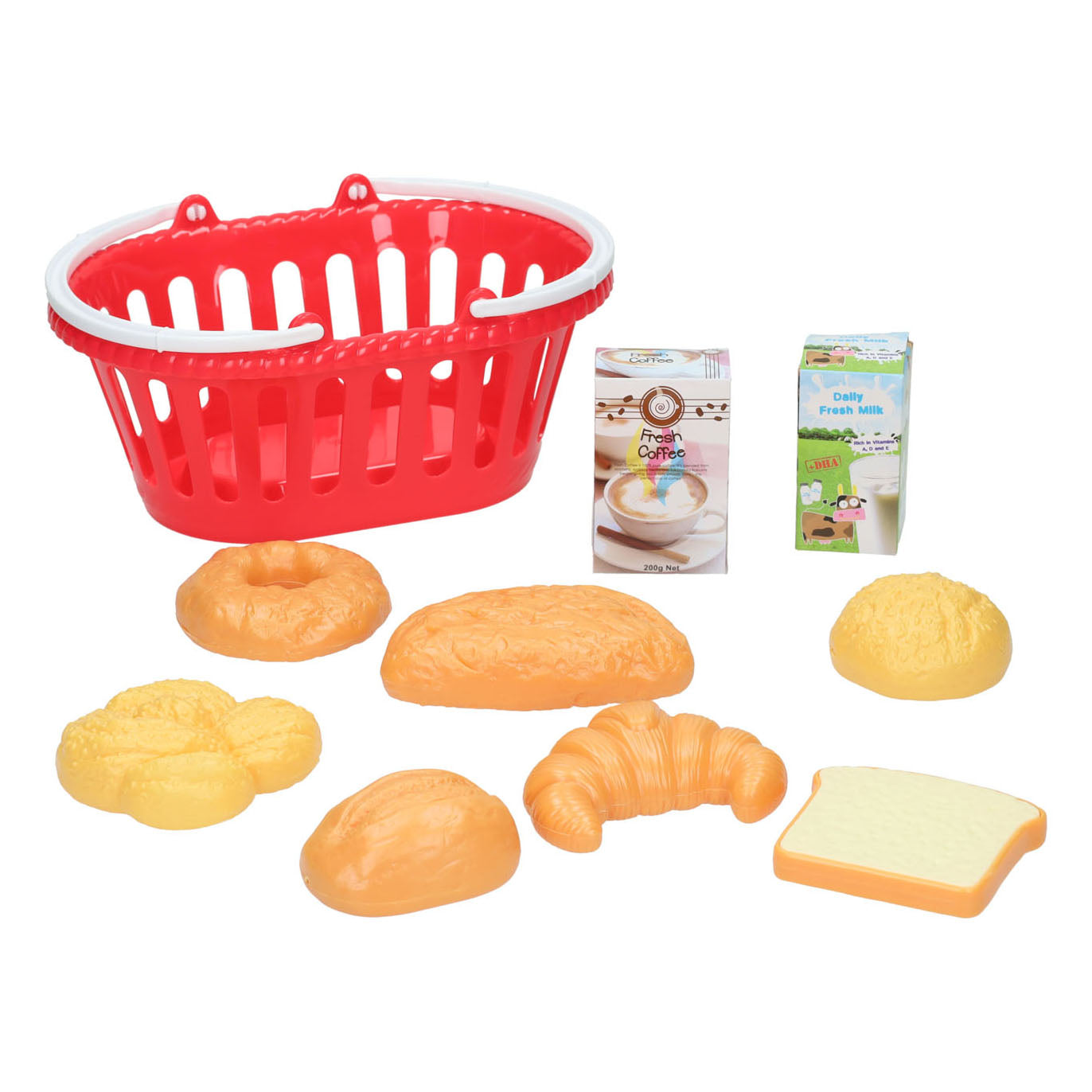 Panier de jeu avec du pain, 10 pcs.