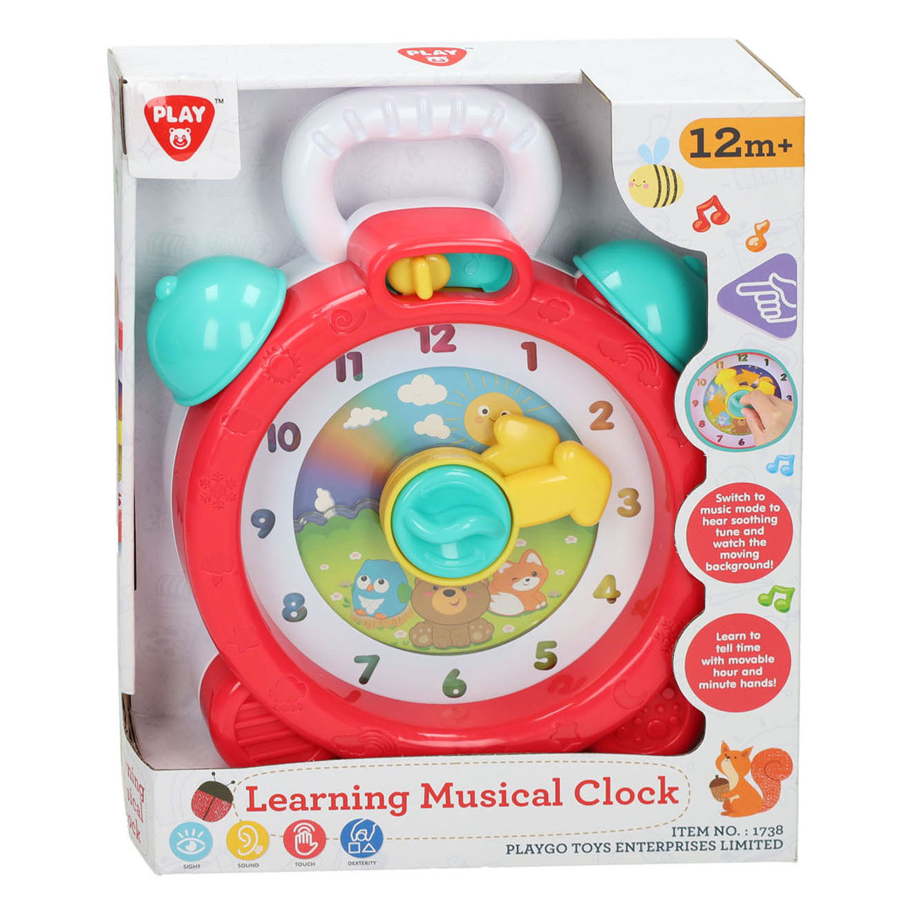 Jouez à l'horloge d'apprentissage