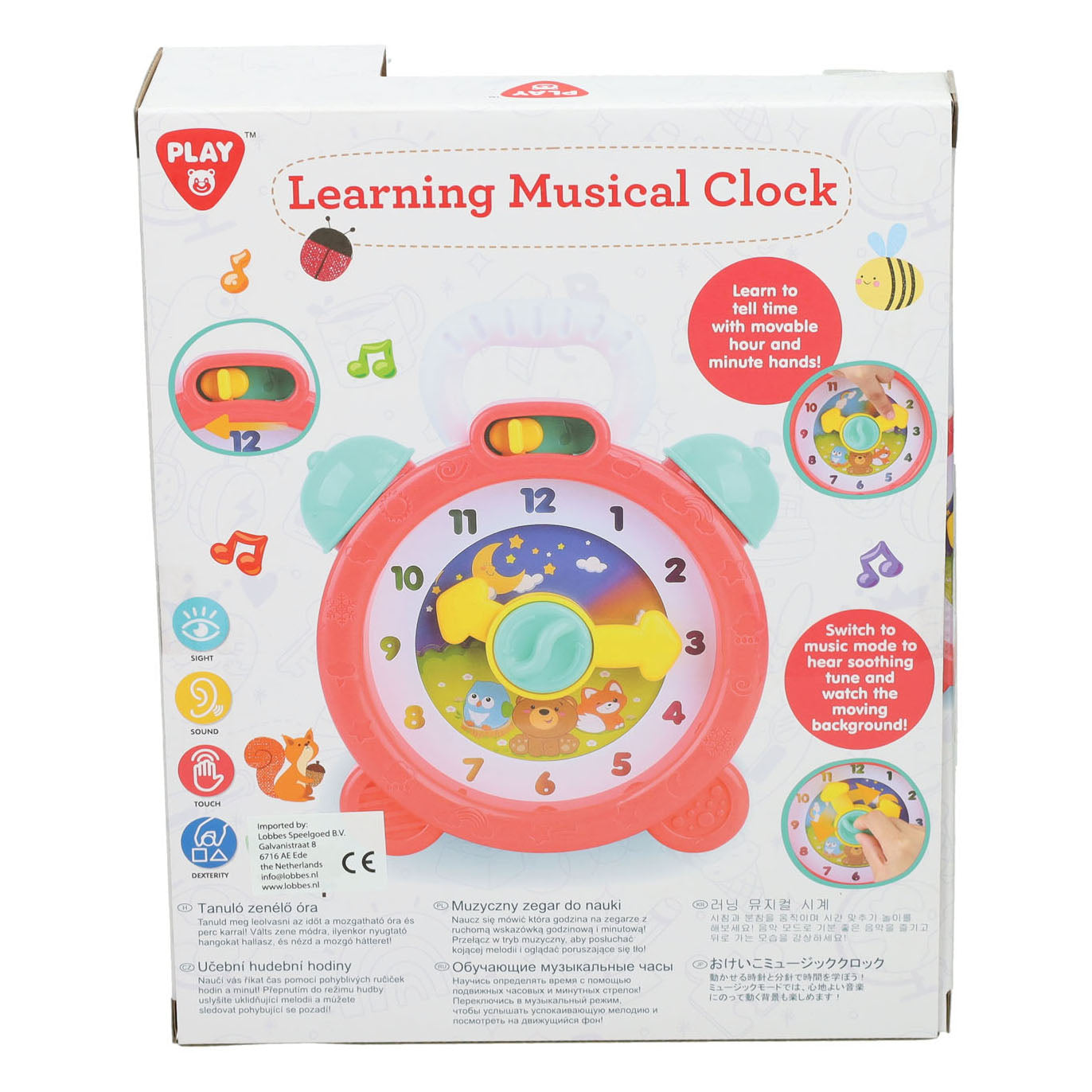 Jouez à l'horloge d'apprentissage