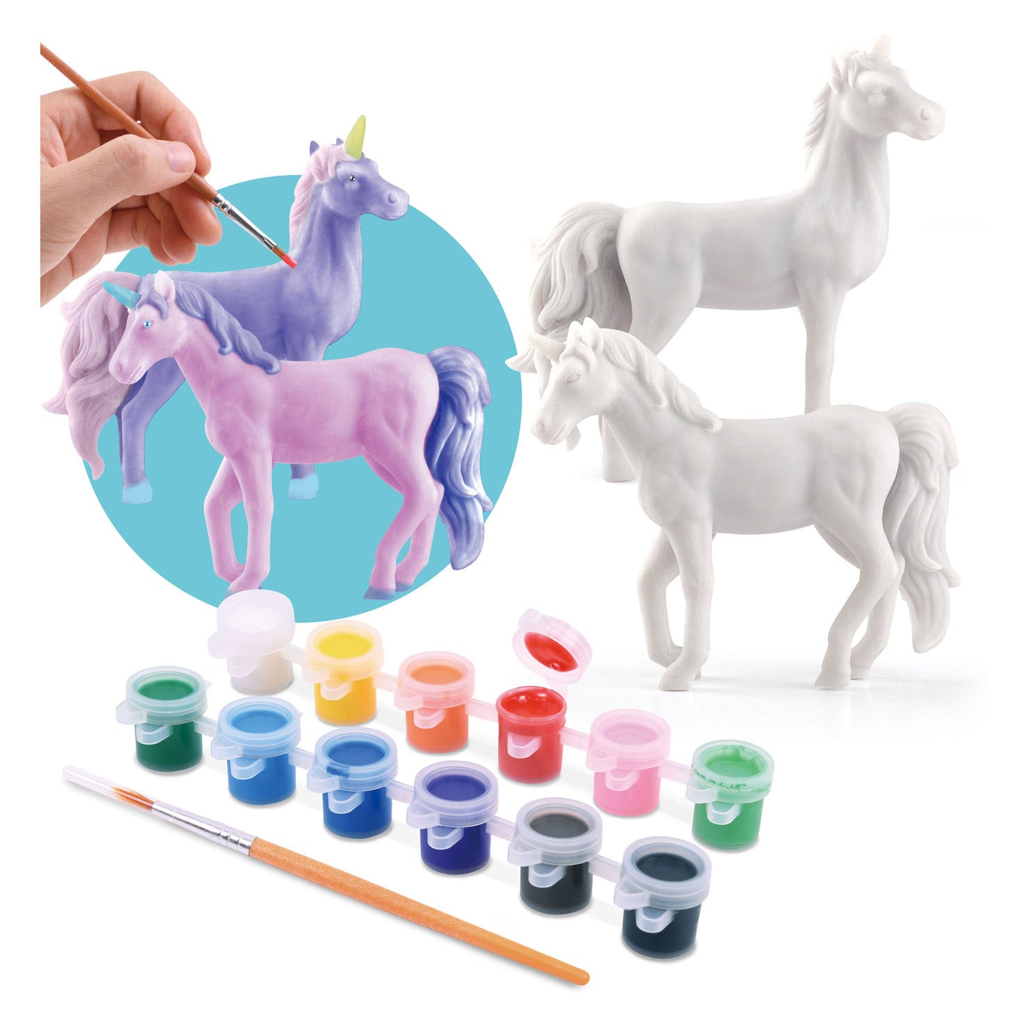 Playgo peignez vos propres licornes - 15 pcs.