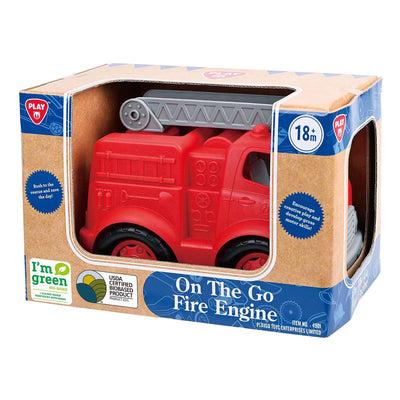 Jouer au camion de pompiers à biobe
