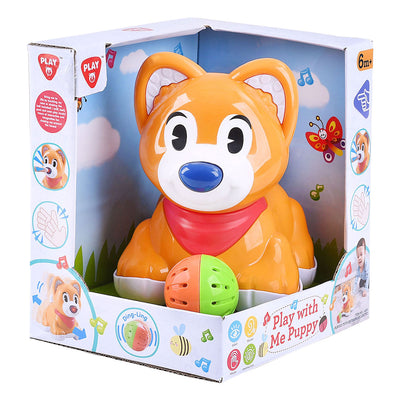 Jouez à bébé chiot interactif avec une balle