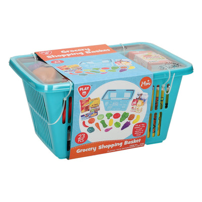 Jouez au panier avec un jeu de jeu d'épicerie, 23dlg.