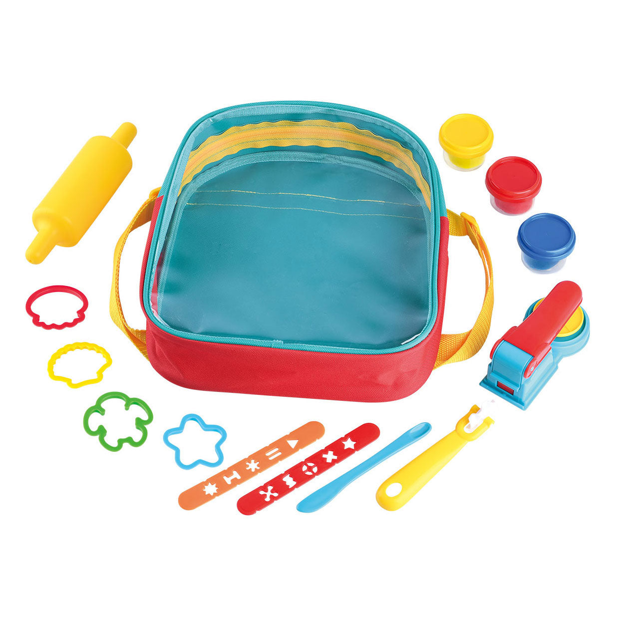 Jouez à Kleiset dans un sac à dos, 3 pots d'argile