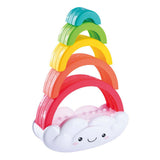 Jouez à la tour d'empilement arc-en-ciel, 6dlg. - afbeelding 1