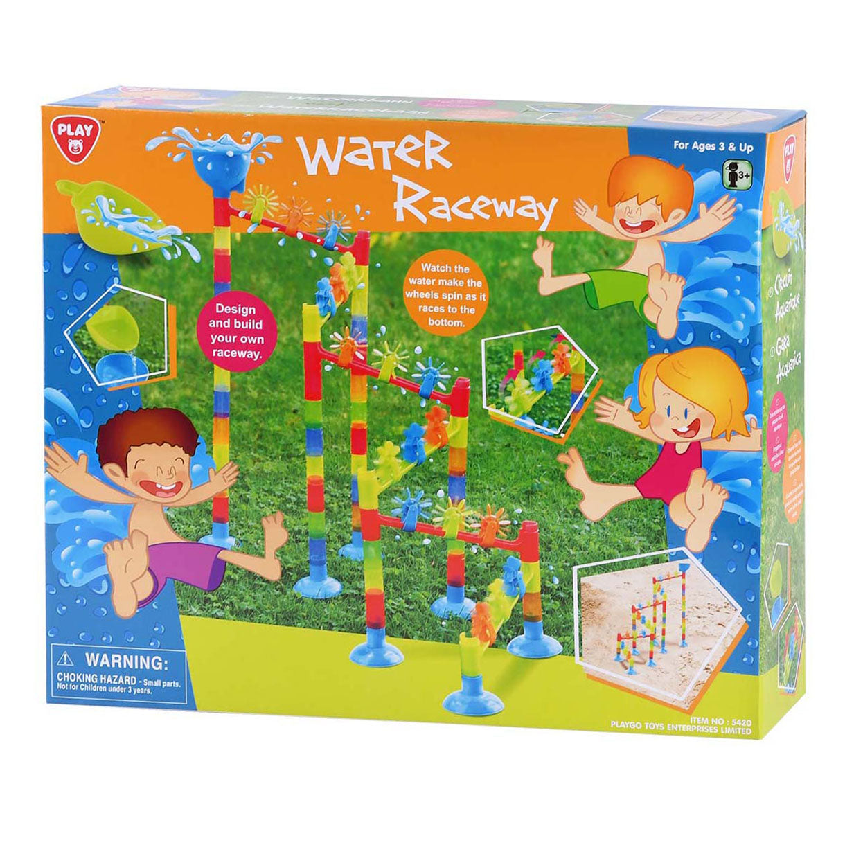 Jouer à l'eau Racebaan Play set