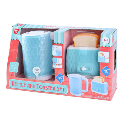 Jouez à Toy Kettle et grille-pain avec du pain, 4dlg.