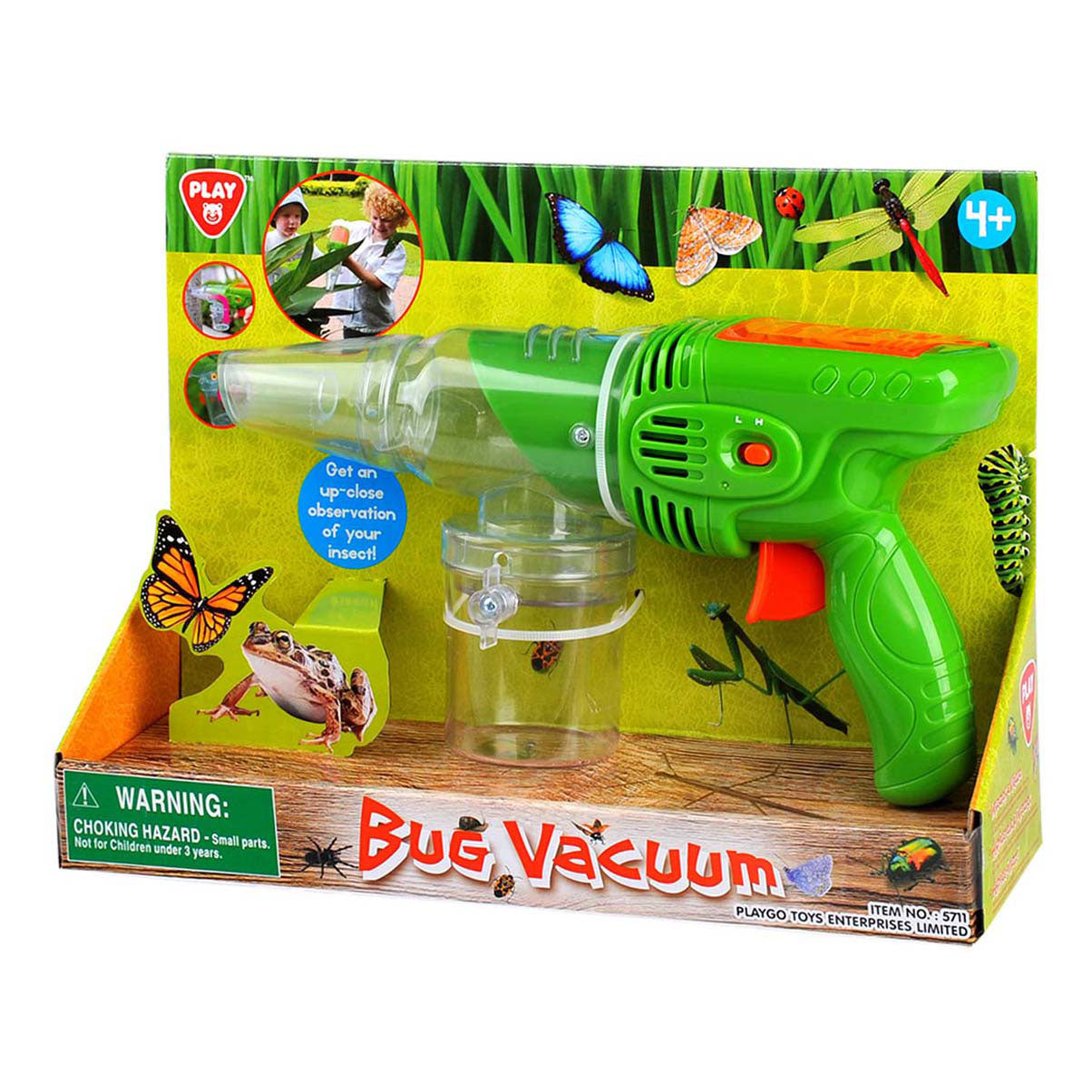 Jouer à l'aspirateur d'insectes