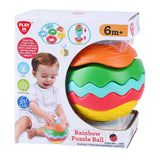 Boule de puzzle arc-en-ciel Playgo - 6 pièces. - afbeelding 2