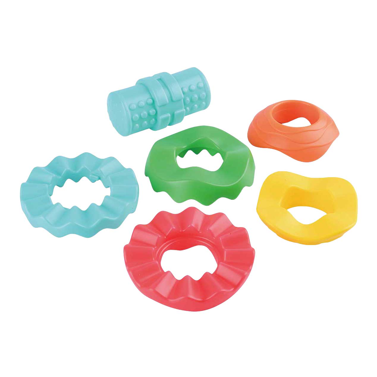 Boule de puzzle arc-en-ciel Playgo - 6 pièces.