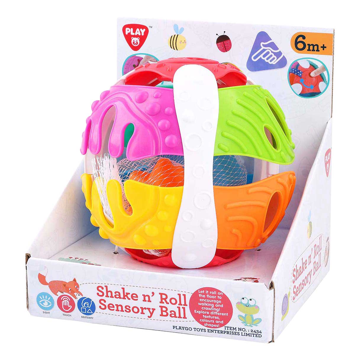Balle sensorielle Playgo shake and roll - 3 pcs.