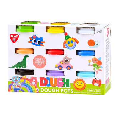 Set d'argile Playgo 9 couleurs - 9x56grammes
