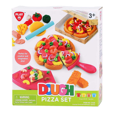 Set de pâte à pizza Playgo - 4 pots en argile