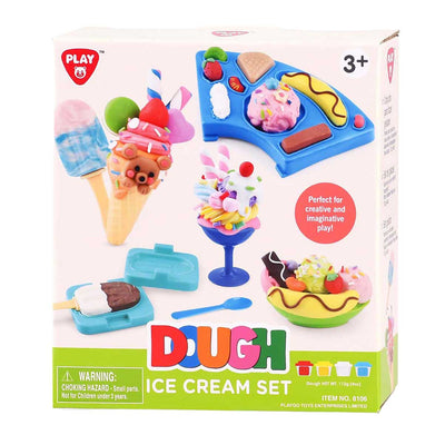 Set d'argile à glace Playgo - 4 pots en argile