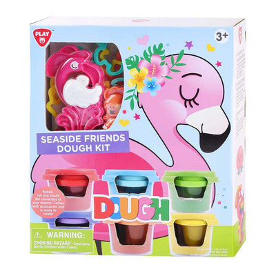 Ensemble d'argile pour animaux côtiers Playgo - 6 pots en argile