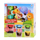 Ensemble d'argile Playgo Animal Island - 6 pots en argile