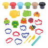 Ensemble d'argile Playgo Monster Gang - 6 pots en argile