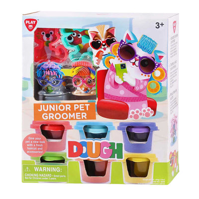 Ensemble d'argile pour toiletteur junior Playgo - 6 pots en argile