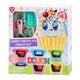 Ensemble d'argile à crème glacée Playgo sweets - 6 pots en argile