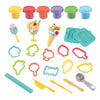 Ensemble d'argile à crème glacée Playgo sweets - 6 pots en argile