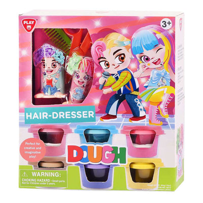 Set d'argile pour coiffeur Playgo - 6 pots en argile