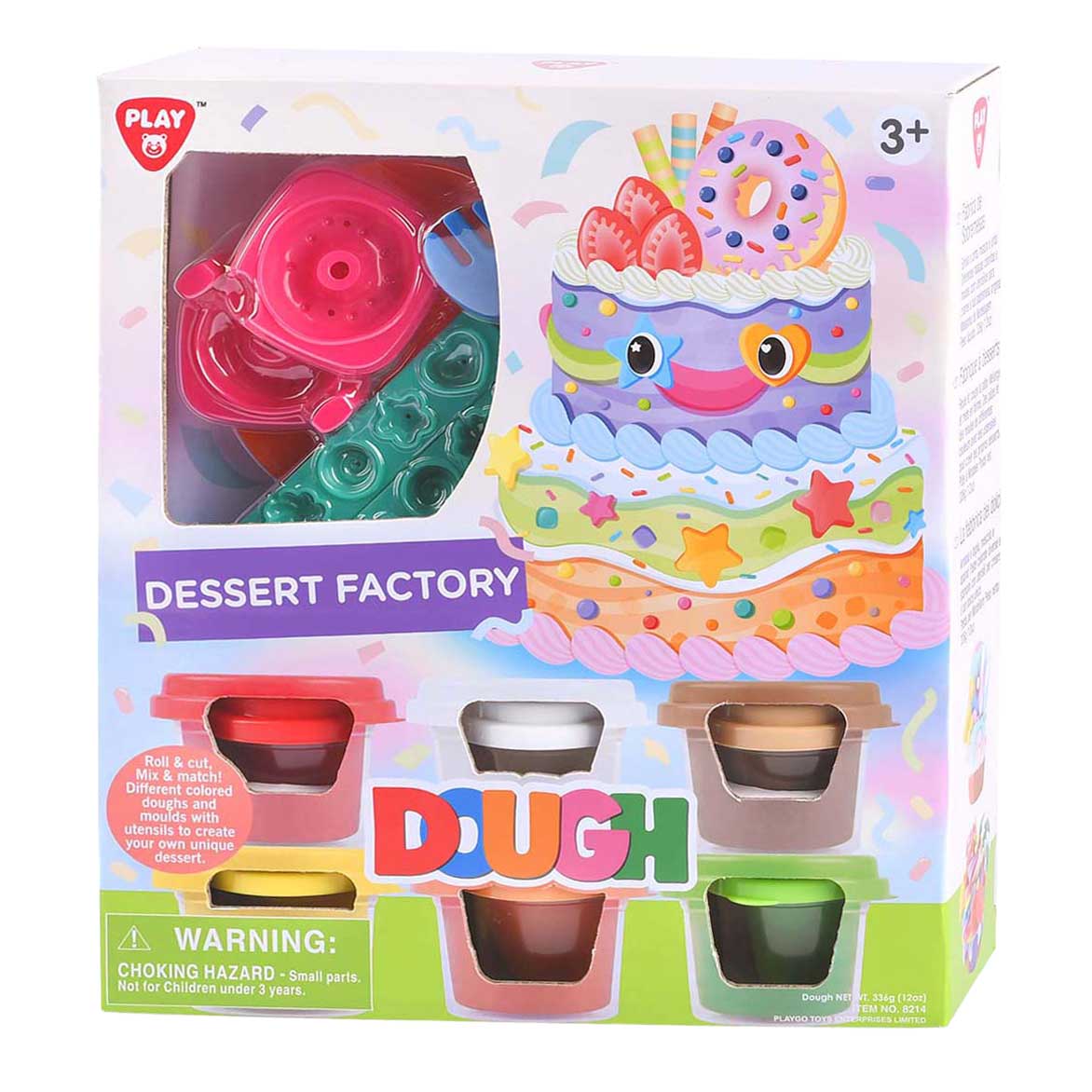 Set d'argile à dessert Playgo - 6 pots en argile