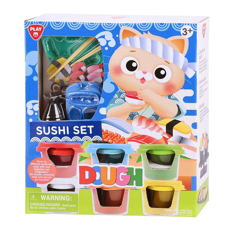Set d'argile à sushi Playgo - 6 pots en argile