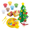 Ensemble d'argile pour sapin de Noël Playgo - 6 pots en argile
