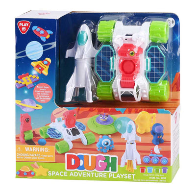 Ensemble d'argile Playgo Space Adventure - 4 pots en argile