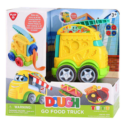 Ensemble d'argile Playgo food truck - 4 pots en argile