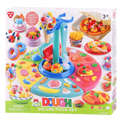 Ensemble d'argile à manger de luxe Playgo - 5 pots en argile