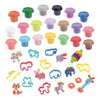 Ensemble d'argile artisanale de luxe Playgo - 20 pots en argile