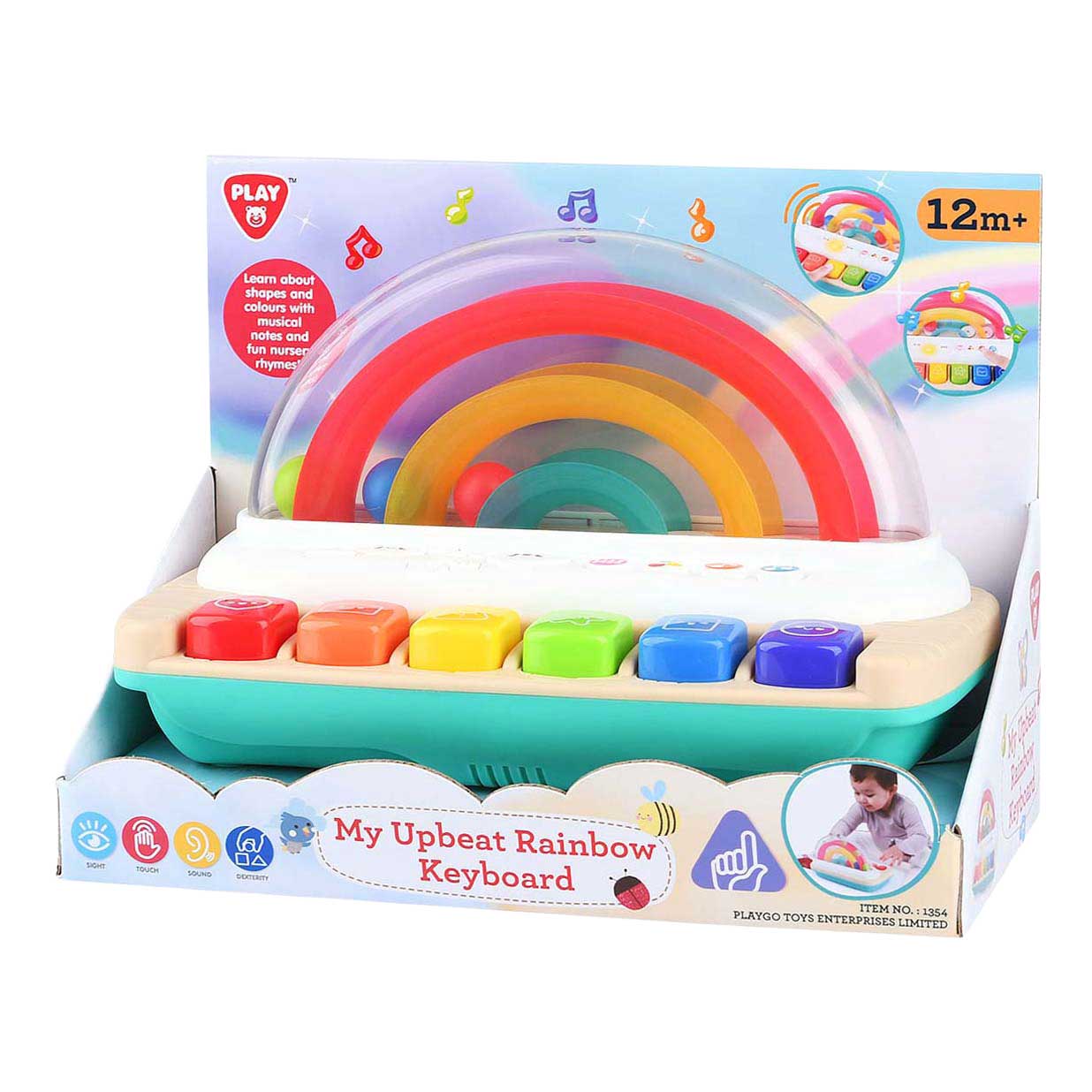 Clavier arc-en-ciel Playgo