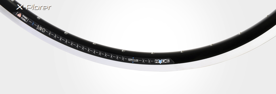 Jante Ryde X-Plorer R 28 622 x 19C aluminium 36 trous 14G noir