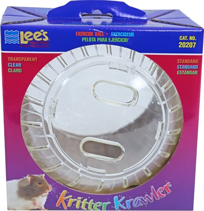 Le hamsterball de Lee transparent