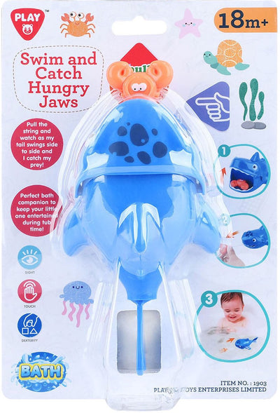 Jouez au jouet de bain et nagez un requin affamé, 2dlg.