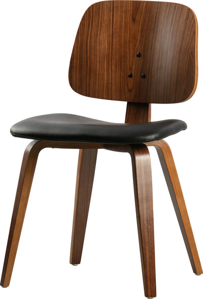 Chaise de salle à manger classique Vtwonen - noyer - noyer noir - 81x48x50 cm