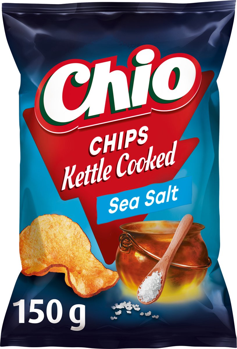 Sel de mer cuit à la marmite Chio - chips - 10x150 grammes