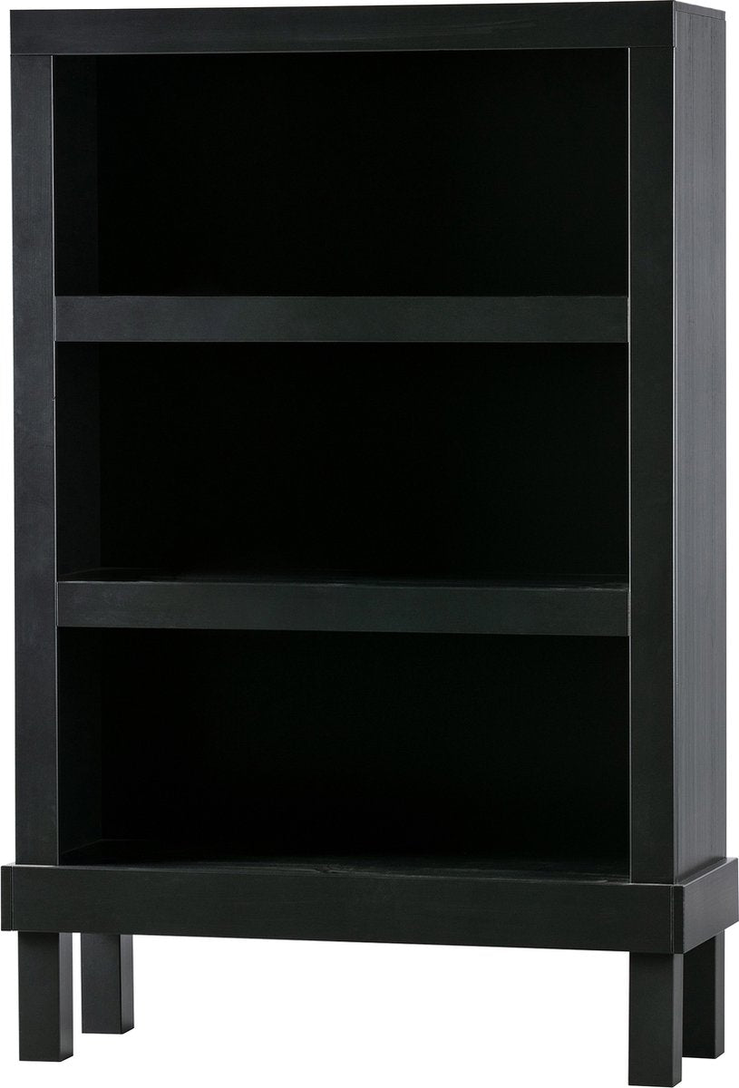 Armoire ouverte Woood bonk - pin - noir - 160x103x37