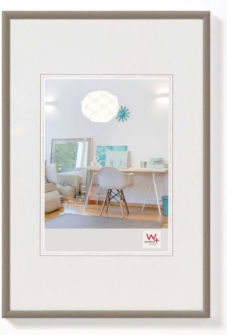 Walther new lifestyle - cadre en plastique - format photo 30x40 cm - acier