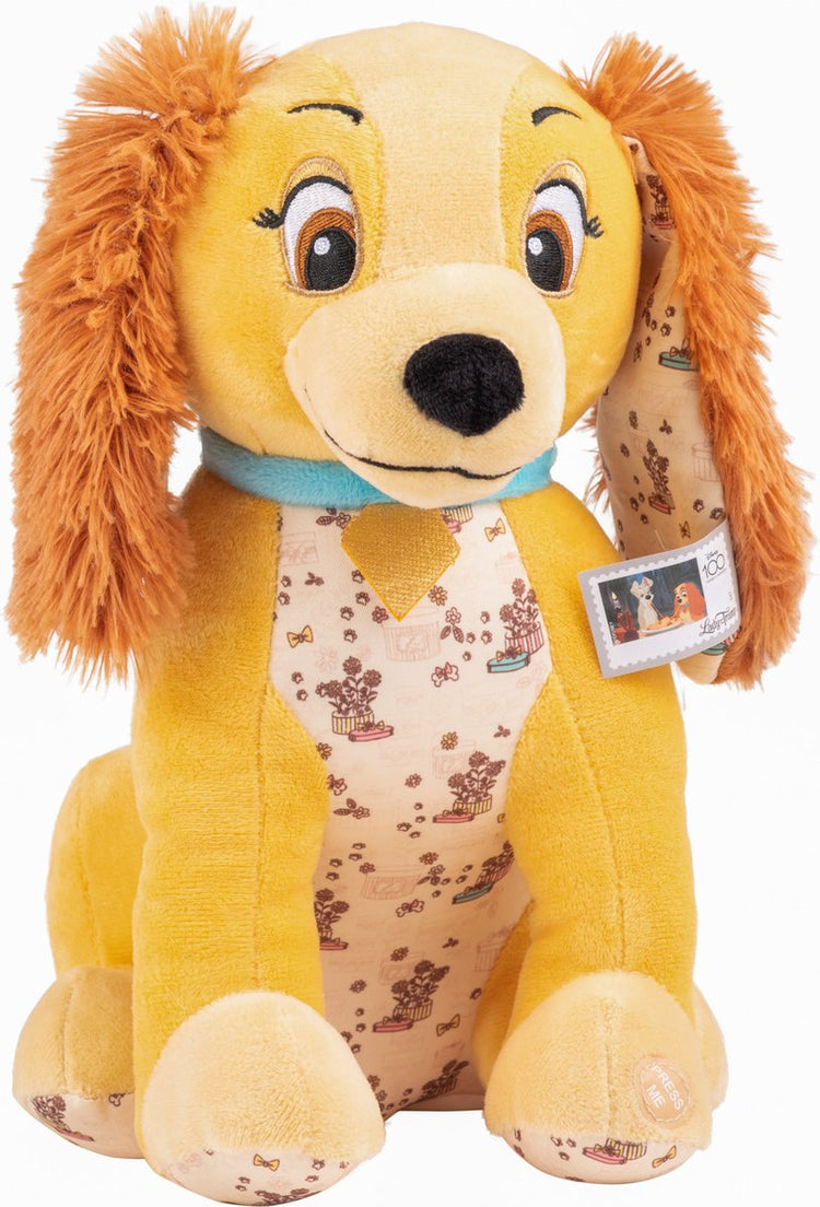 Disney La Belle et le Clochard peluche peluche sonore 27cm
