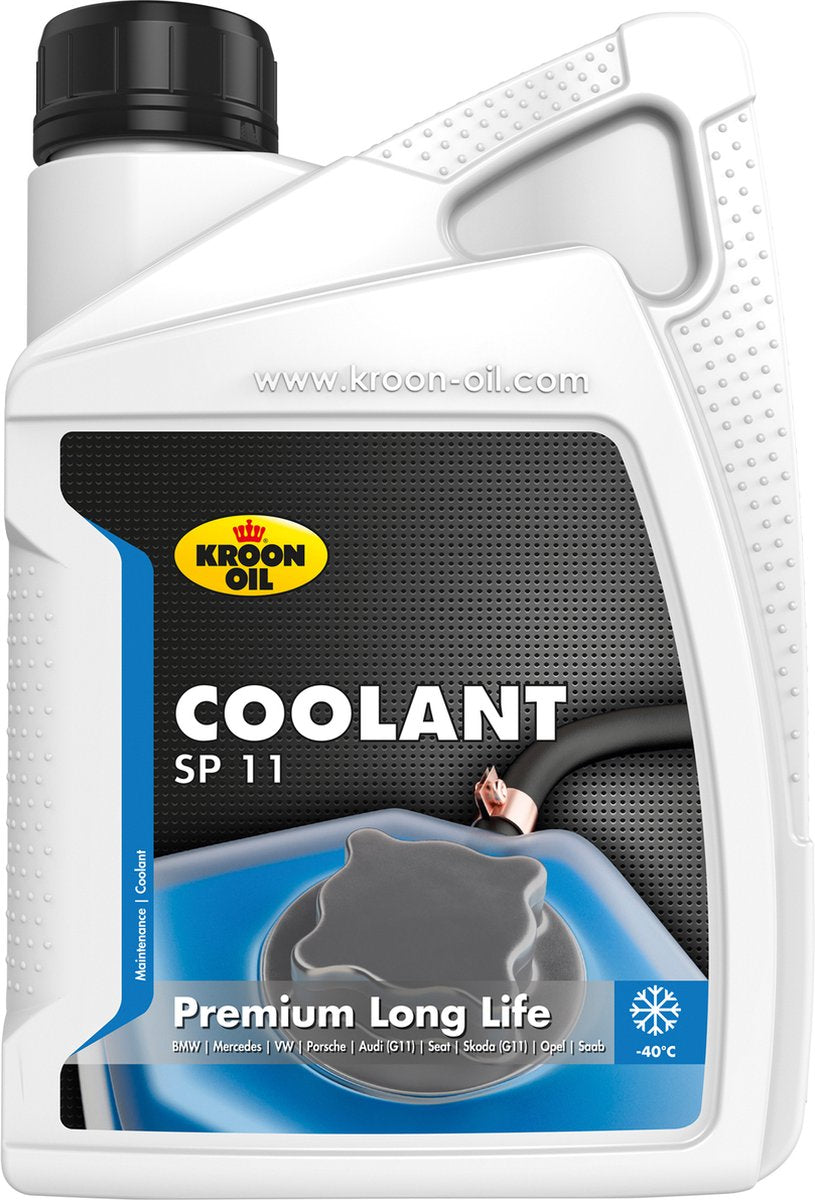 Liquide de refroidissement Kroon-oil sp 11 - liquide de refroidissement - compatible G11 - 1 litre - bleu vert