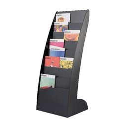 Porte-brochure exposito courbo paperflow 285.01 polystyrène 108,3x44,3x35cm noir