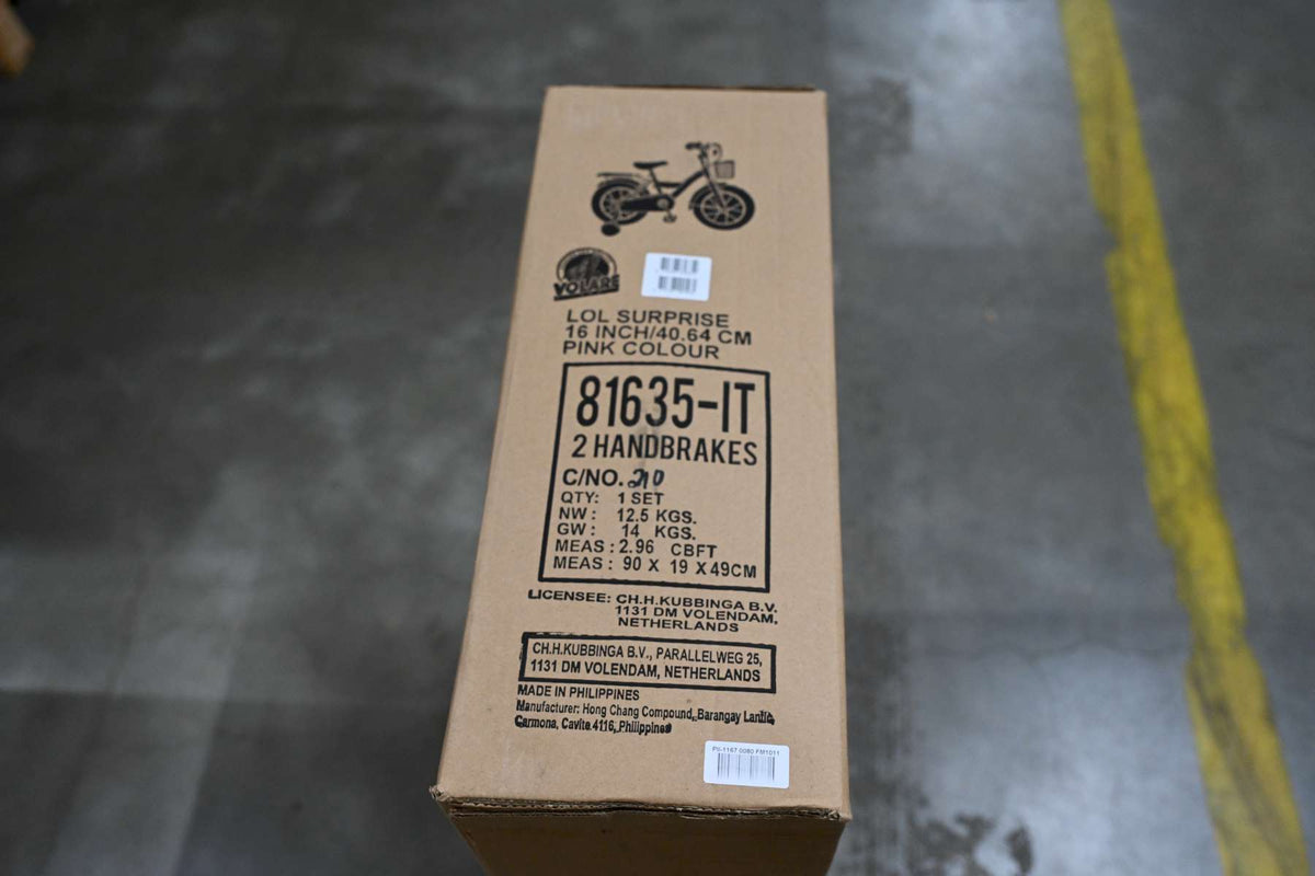 LOL surprise Bicycle pour enfants - filles - 16 pouces - rose - freins à deux mains