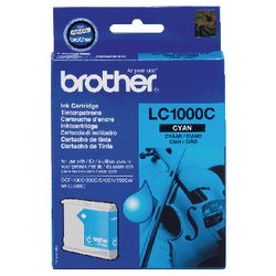 Cartouche d'encre brother lc1000c cyan
